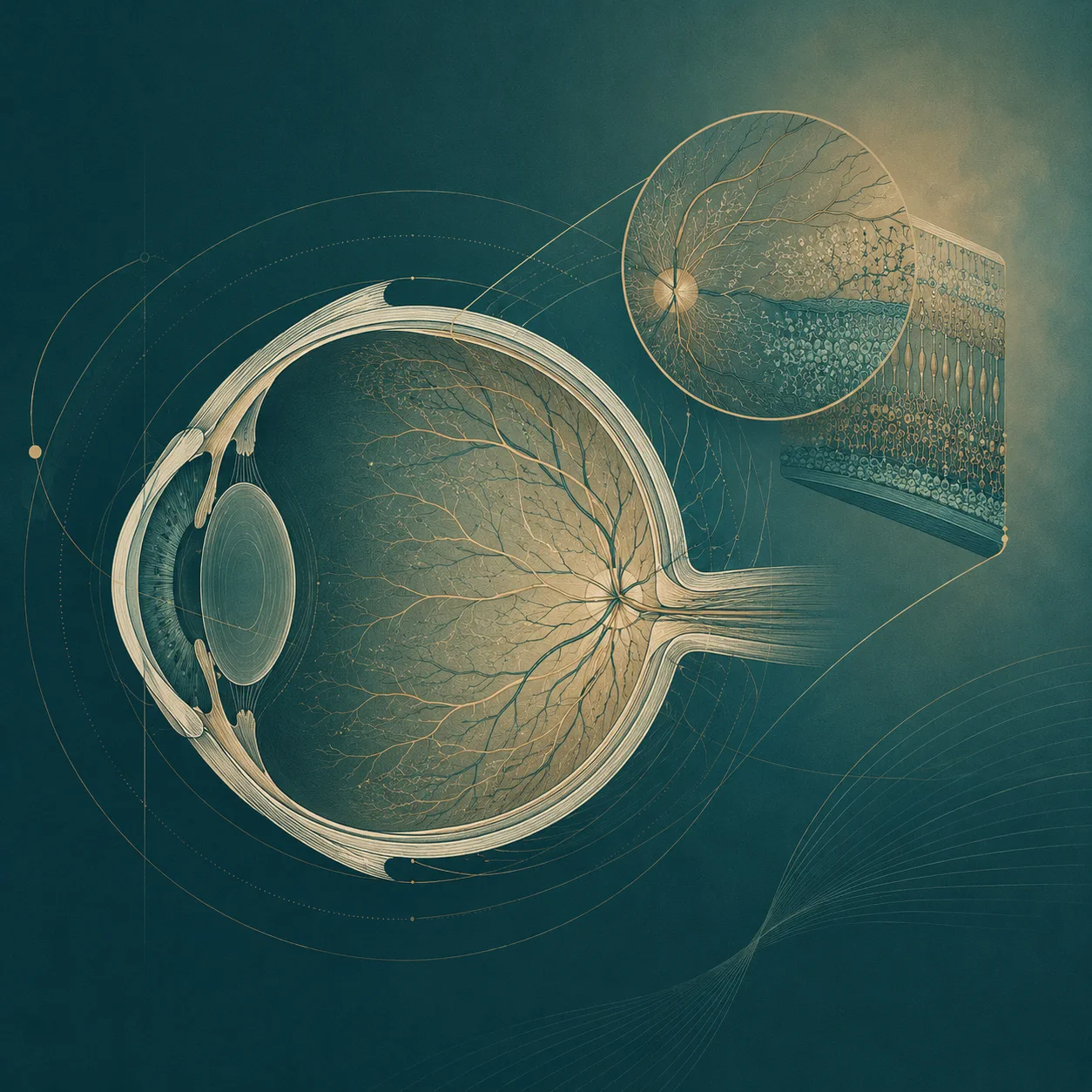 Ilustra&ccedil;&atilde;o sobre cirurgia de catarata